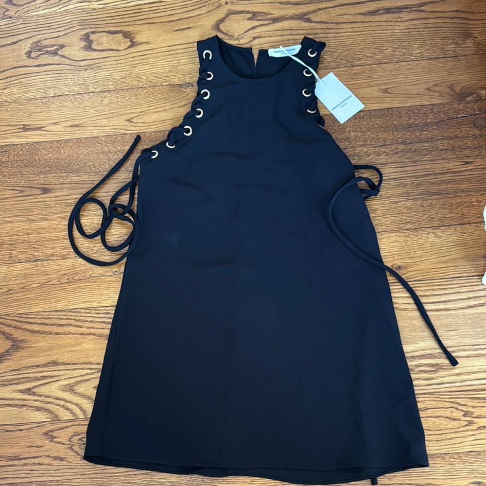 Amanda Uprichard Black Midi Dress